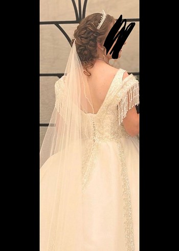 Modern Klasik Straplez Prenses Gelinlik - Görsel 3