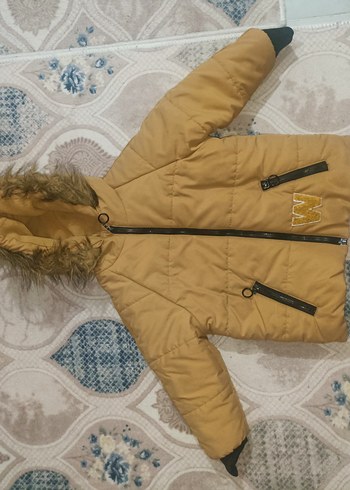 Kahverengi Kürklü Erkek Çocuk Mont - Görsel 4