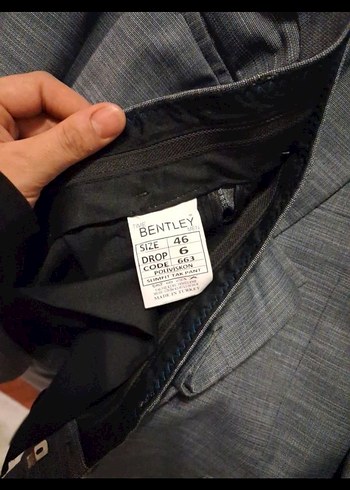 Gri Erkek Klasik Kesim Takım Elbise - Görsel 2