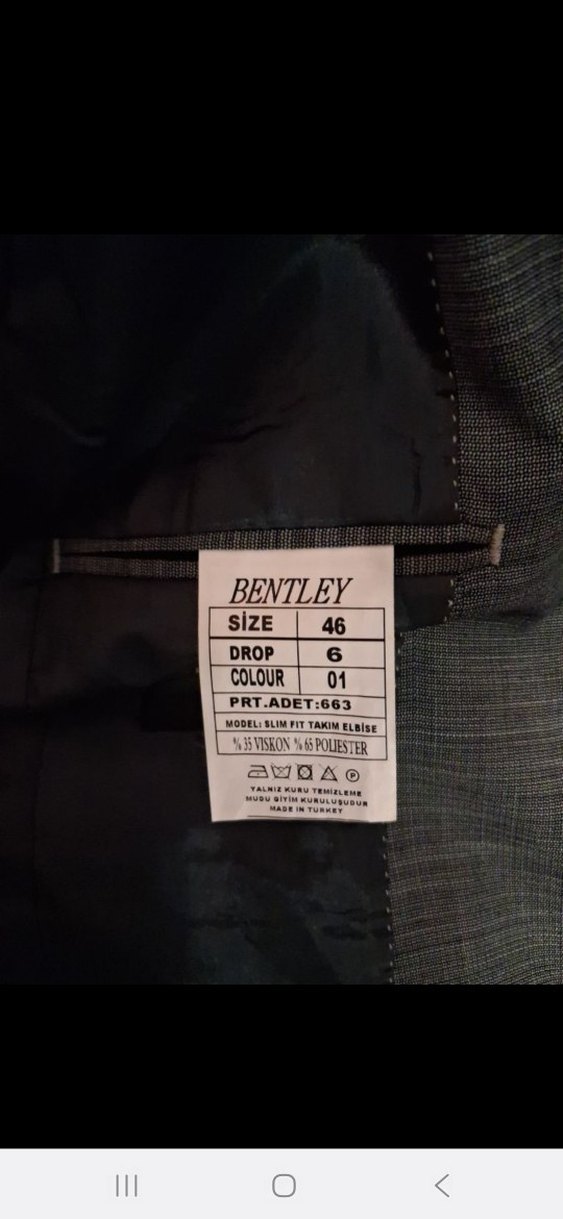 Gri Erkek Klasik Kesim Takım Elbise - Görsel 3