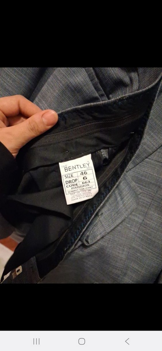 Gri Erkek Klasik Kesim Takım Elbise - Görsel 2