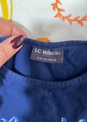 Kız Çocuk Renkli Çiçek Desenli Uzun Kollu Tişört - Görsel 2