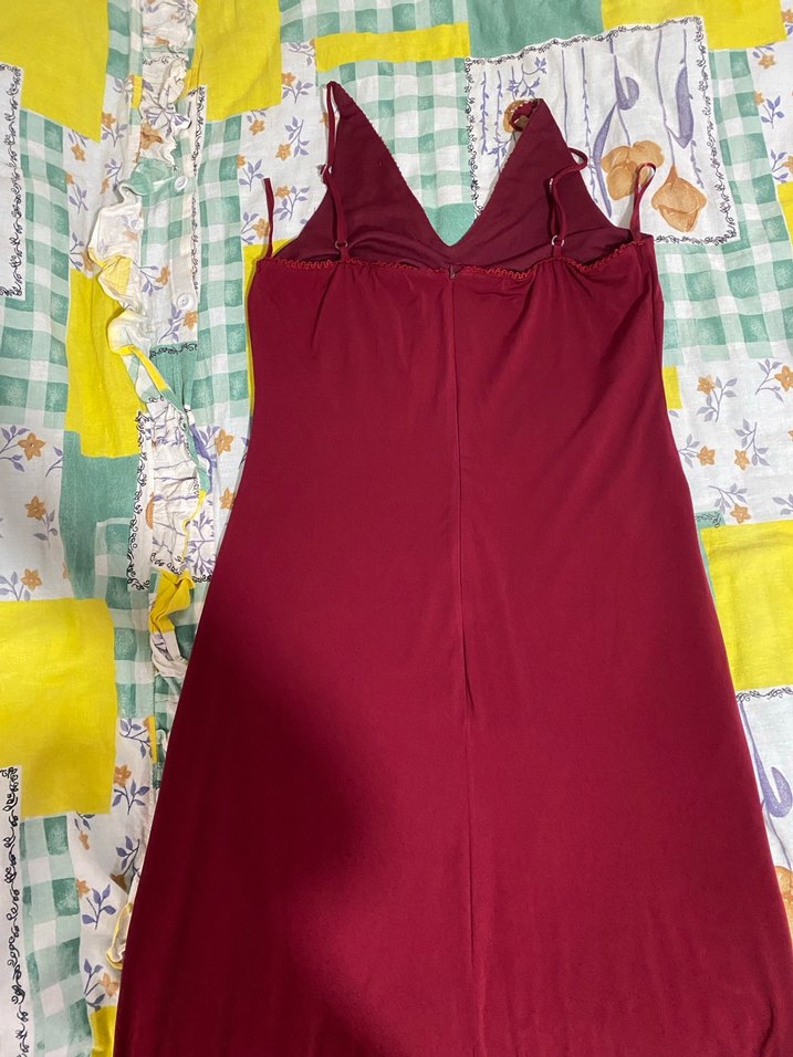 Bordo V Yaka Fermuarlı Hamile Bluz - Görsel 3