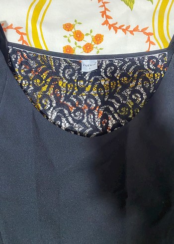 Siyah V Yakalı Kolsuz Midi Elbise - Görsel 2