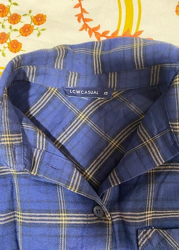 Kareli Lacivert Casual Gömlek - Görsel 2