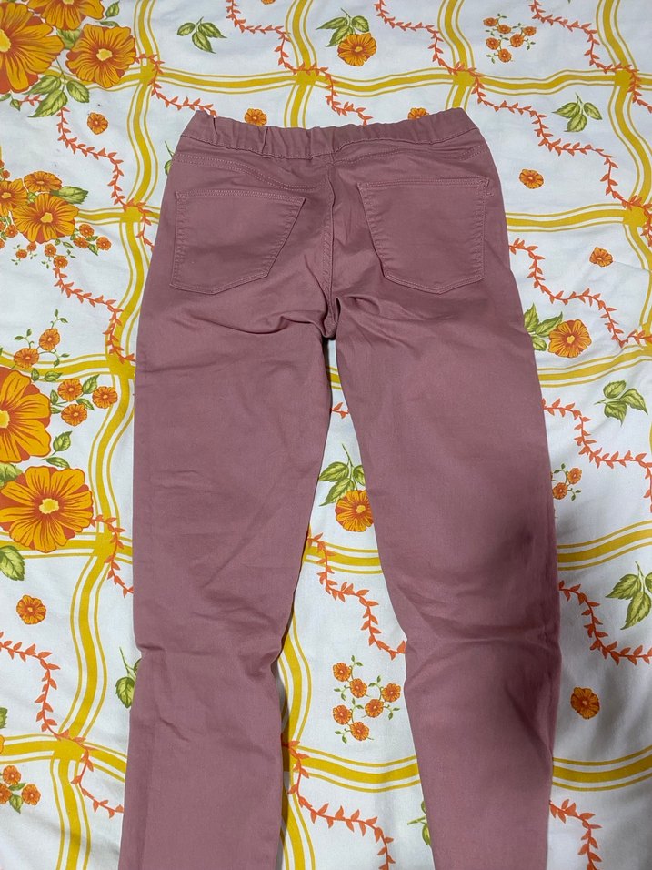 Pembe Kadın Midi Kumaş Pantolon - Görsel 3