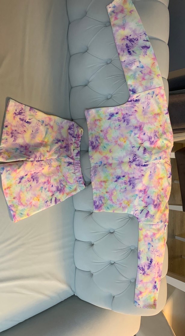 Renkli kız çocuk alt üst takım ilkbahar ve sonbahara uygun - Görsel 2