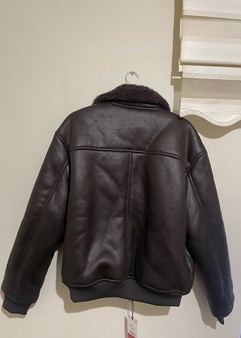 ZARA ÇİFT YÜZLÜ KÜRKLÜ SUNİ DERİ CEKET - Görsel 3
