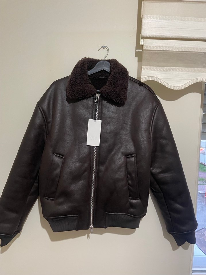 ZARA ÇİFT YÜZLÜ KÜRKLÜ SUNİ DERİ CEKET - Görsel 2