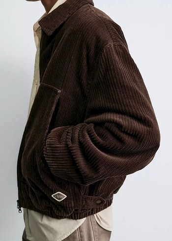 ZARA FİTİLLİ KADİFE CEKET MONt - Görsel 3