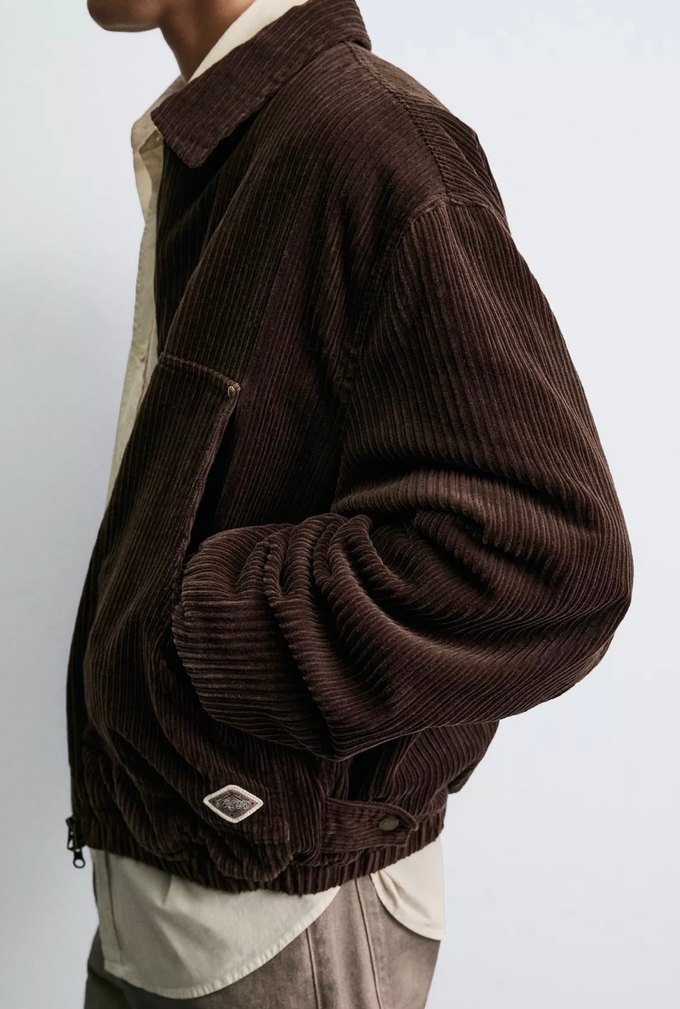 ZARA FİTİLLİ KADİFE CEKET MONt - Görsel 3