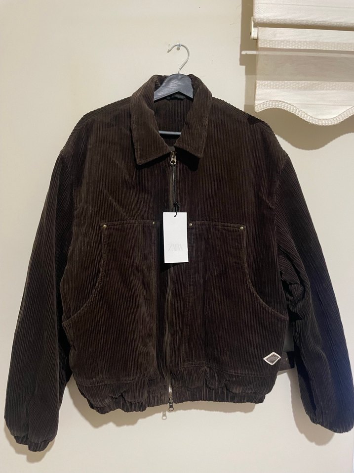 ZARA FİTİLLİ KADİFE CEKET MONt - Görsel 4