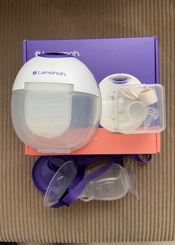 Beyaz Lansinoh Göğüs Pompası - Görsel 3