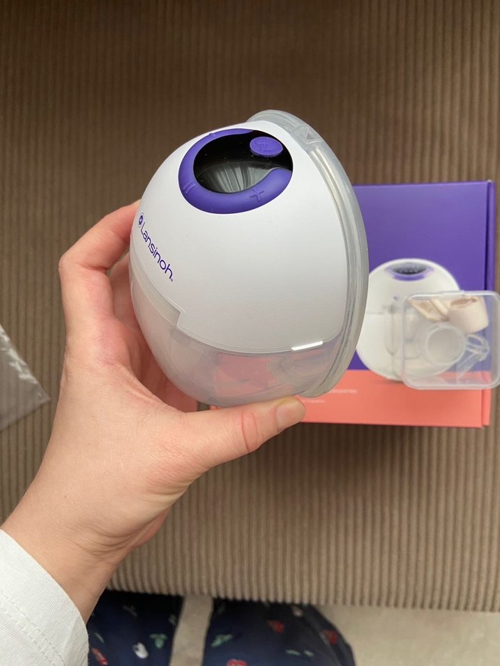 Lansinoh Beyaz Göğüs Pompası - Görsel 2