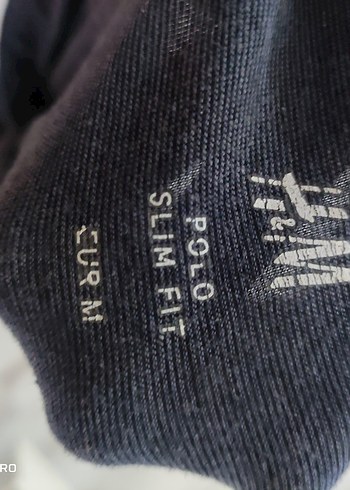 Lacivert Denim Erkek Polo Tişört - Görsel 7