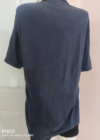 Lacivert Denim Erkek Polo Tişört - Görsel 6