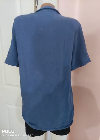 Lacivert Keten Erkek Polo Tişört - Görsel 6