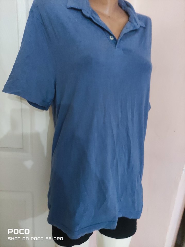 Lacivert Keten Erkek Polo Tişört - Görsel 5