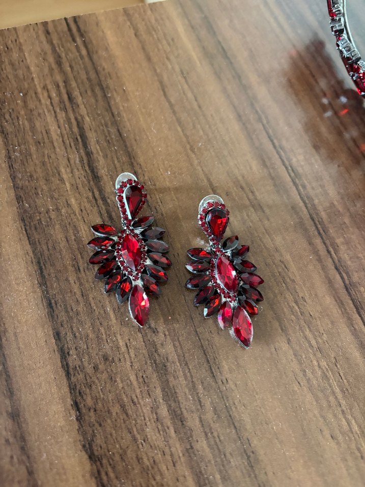 Bordo Pul Detaylı Gotik Saç Aksesuarı - Görsel 2