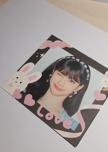 İki taraflı blackpink ve babymonster polo kart - Görsel 2