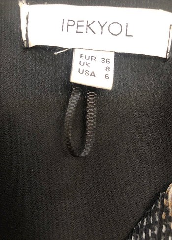 Gri Batik Desenli Uzun Bohem Elbise - Görsel 3