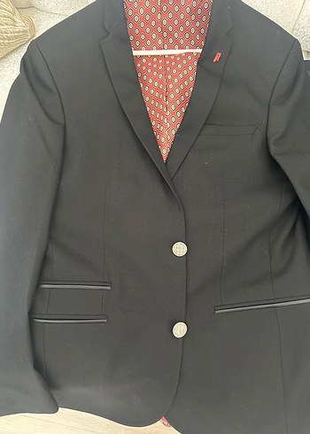 DS Damat takım elbise siyah desenli - Görsel 2