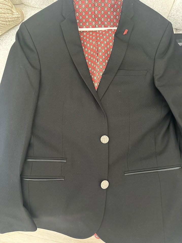 DS Damat takım elbise siyah desenli - Görsel 2