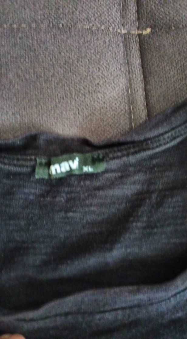 Mavi Baskılı Siyah Erkek Tişört - Görsel 2