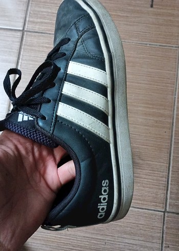 Siyah Erkek Spor Ayakkabı Velcro - Görsel 2