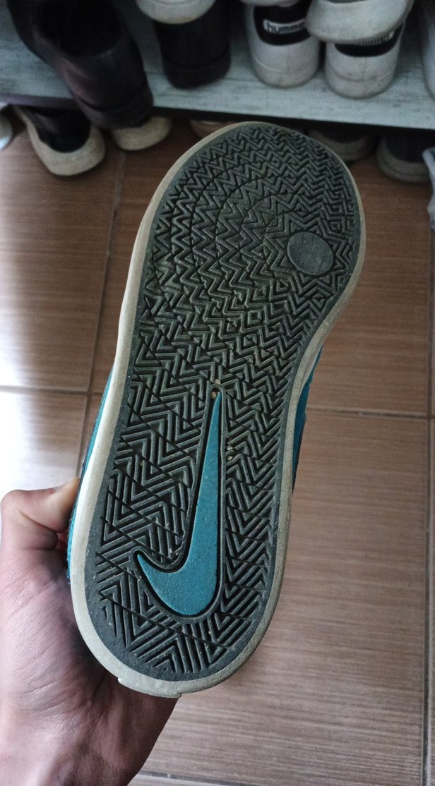 Turkuaz Süet Spor Ayakkabı - Görsel 3