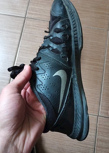 Siyah Erkek Spor Ayakkabı Bağcıklı - Görsel 5