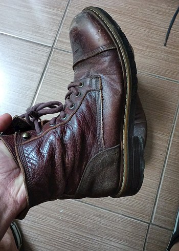 Kahverengi Deri Erkek Botları - Görsel 4