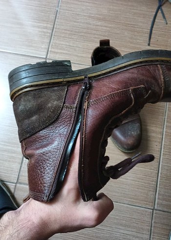 Kahverengi Deri Erkek Botları - Görsel 3