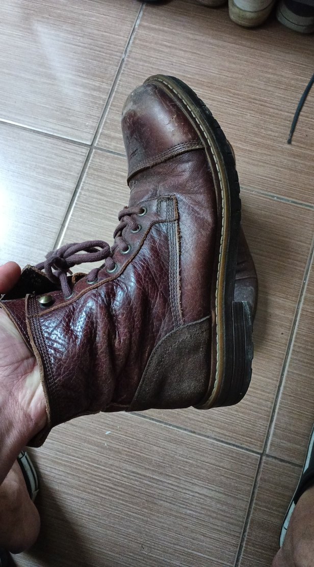 Kahverengi Deri Erkek Botları - Görsel 4