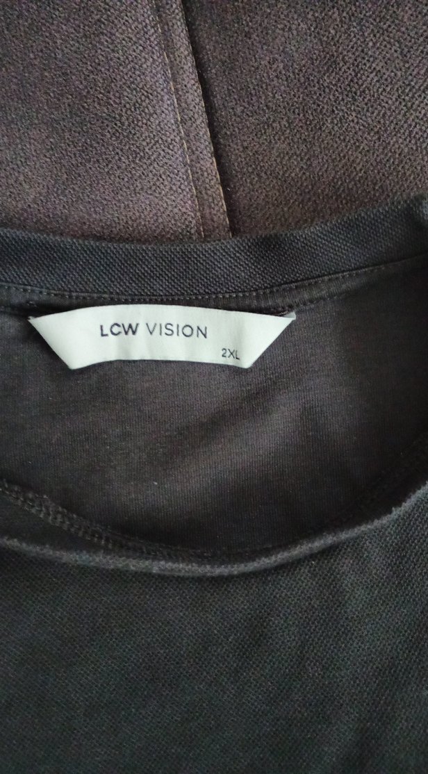 Erkek Siyah,gri Basic Kısa Kollu Tişört - Görsel 2