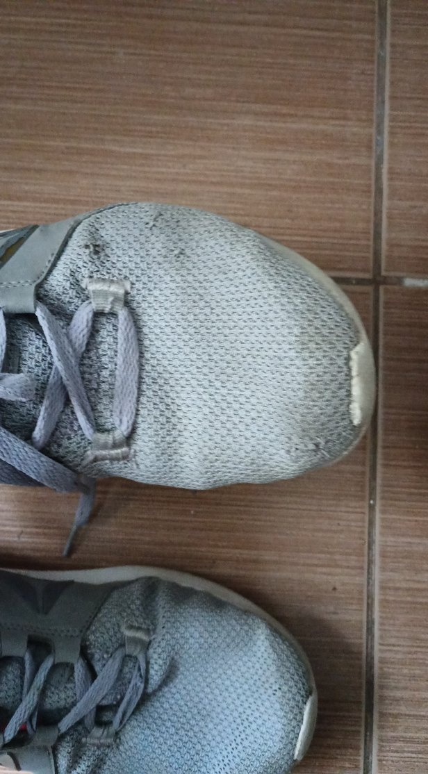 Gri erkek Spor Ayakkabı Velcro Detaylı - Görsel 3