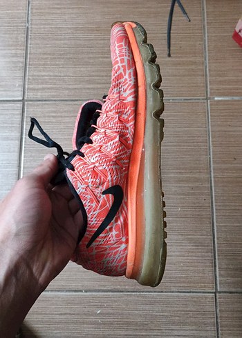 Renkli Bağcıklı Nike Spor Ayakkabı - Görsel 3