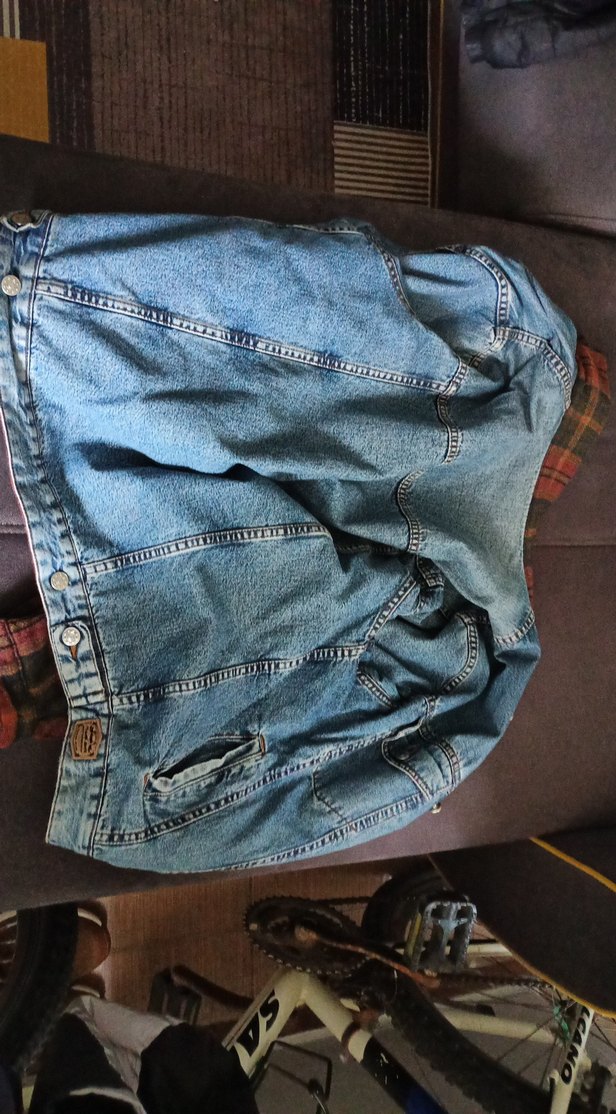 Düğmeli Çok Renkli Denim Ceket - Görsel 2