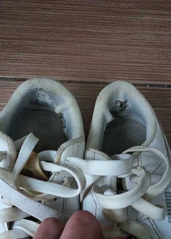 Beyaz Bağcıklı erkek Spor Ayakkabı - Görsel 2