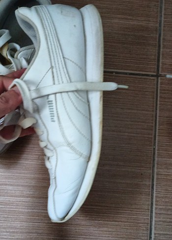 Beyaz Bağcıklı erkek Spor Ayakkabı - Görsel 3