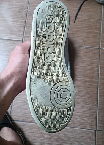 Beyaz Bağcıklı Spor Ayakkabı - Görsel 3