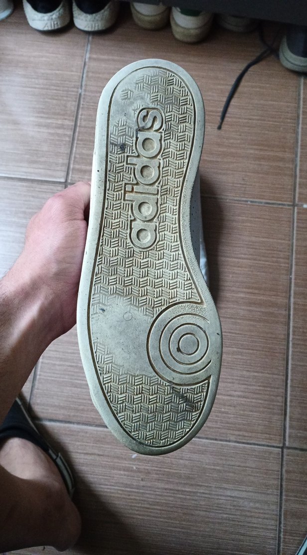 Beyaz Bağcıklı Spor Ayakkabı - Görsel 3