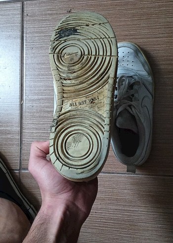 Beyaz Bağcıklı  Spor Ayakkabı - Görsel 3