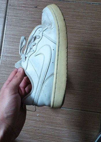 Beyaz Bağcıklı  Spor Ayakkabı - Görsel 2