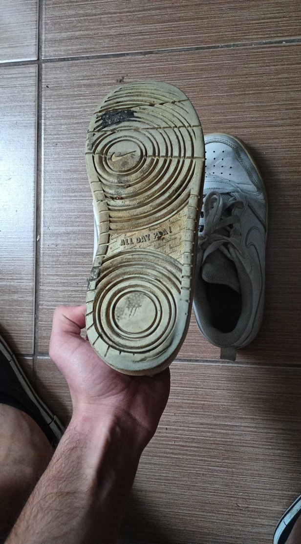 Beyaz Bağcıklı  Spor Ayakkabı - Görsel 3