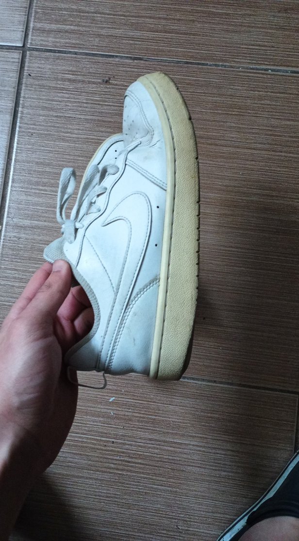 Beyaz Bağcıklı  Spor Ayakkabı - Görsel 2