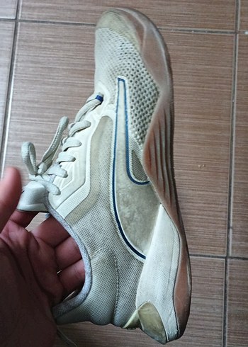 Gri Spor Ayakkabı Düz Taban - Görsel 2