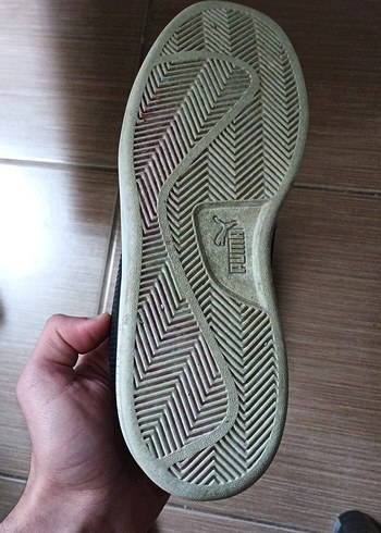 Gri Spor Ayakkabı Velcro Detaylı - Görsel 2