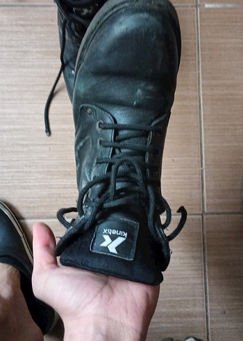 Siyah Bağcıklı Erkek Rock Punk Botları - Görsel 2