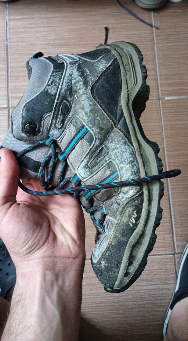 Gri Erkek DECATHLON Spor Ayakkabı Bağcıkları - Görsel 2